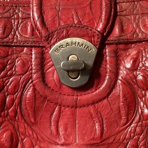 BRAHMIN CROC CROSSBODY BAG